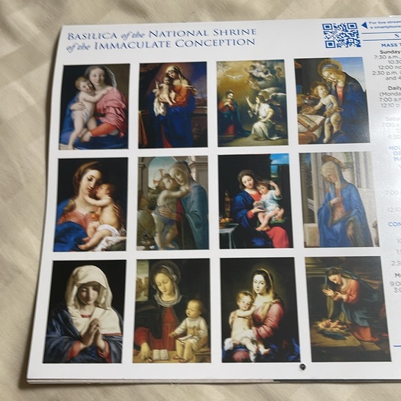 2025 Calendar✝️Our Lady in Art - Picture 6 of 7